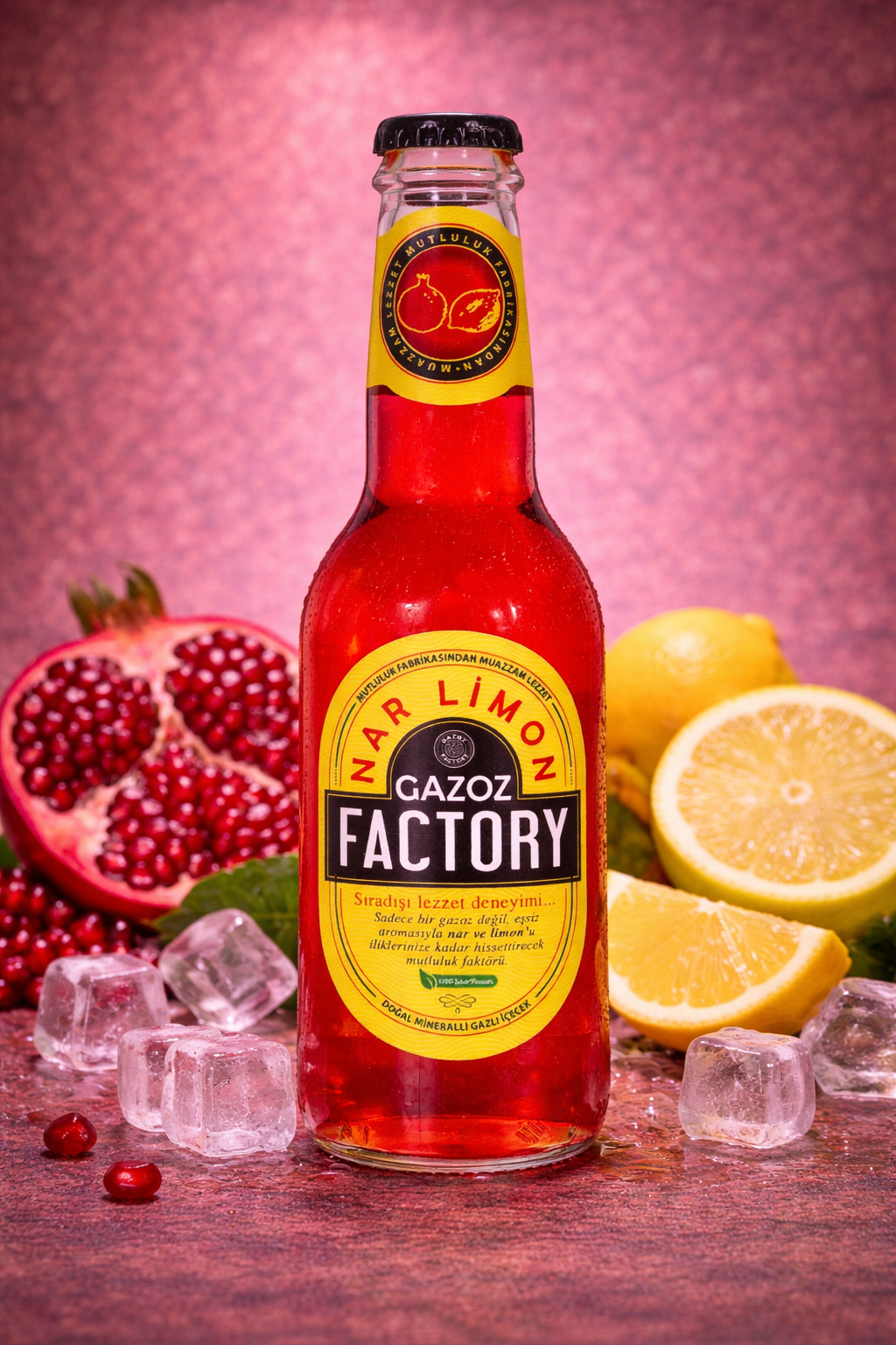 Factory Gazoz Nar Limon