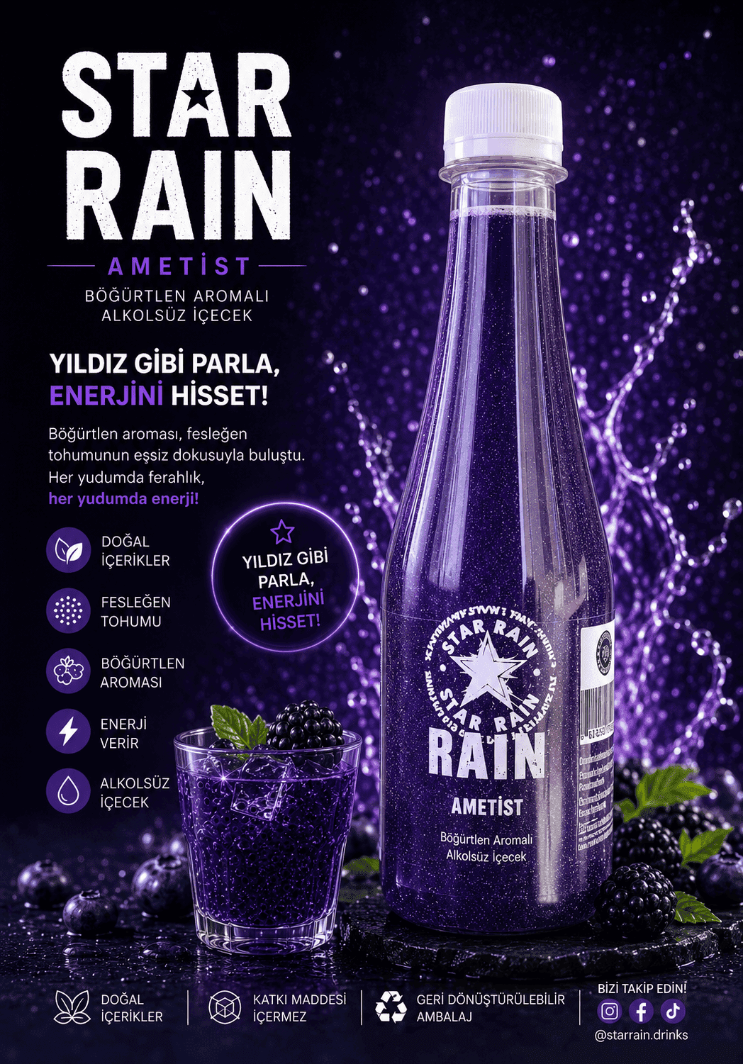 Star Rain Ametist